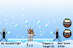 Screenshot of Snowball Fight