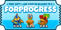 Image of the FORPROGRESS code included in a marketing email