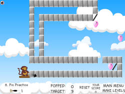 Screenshot of Pin Practice