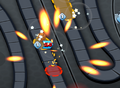 Volatile Bloon exploding, damaging all bloons