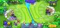 Earning 2 Rad Tokens via picking card that costs Bloontonium