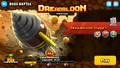 Dreadbloon's Boss Battle menu