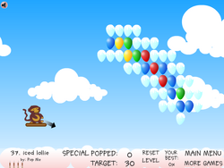 Screenshot of iced lollie