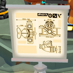 One of many screens of the "Briefing Area" decoration from Clans