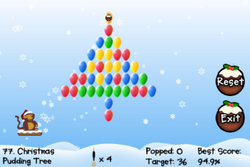 Screenshot of Christmas Pudding Tree!