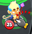 Thunder Druid targeting a bloon
