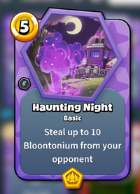 Haunting Night card art
