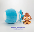 Size comparison with the Dart Monkey 2.0 Plushie