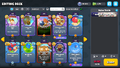Deck creation deckbuilding screen