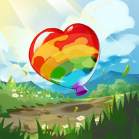 Card art of Camo Regrow Rainbow Bloon