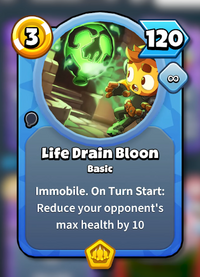Card art of Life Drain Bloon