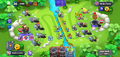 Example of a battle against Shako Ceramic Bloon