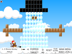Screenshot of A Bloons Holiday