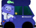 The van that appears in BTD6 after making a purchase in the Discord Game Shop