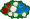 Icon of Red, White, and Bloom