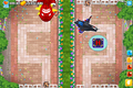 Other flying towers will only attack Bloons if they are close to them, which is limited by an invisible circle-shaped area which is centered and moved around with the flying unit.