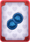 White card with two coins