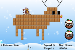 Screenshot of Reindeer Ride