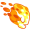 Icon of Flaming Skull