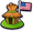 Image ofMonkey Village USA Flag