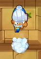 Cleansing Foam spraying foam on the track, on default location when placement target isn't moved
