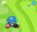 Arcane Master attacking 1 Bloon