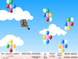 Screenshot of unlucky number