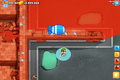 Monkey Snipers are able to attack any Bloon in the map, but they need to have a clear line of sight, in this case the middle wall prevents them from seeing the MOAB, but will start attacking as soon it turns around the corner. In this case, the tower's line of sight does not match its display range.