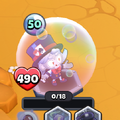 Amelia with 50 Shield from Bubble Time!