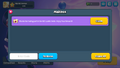 The mailbox, where gift codes can be entered